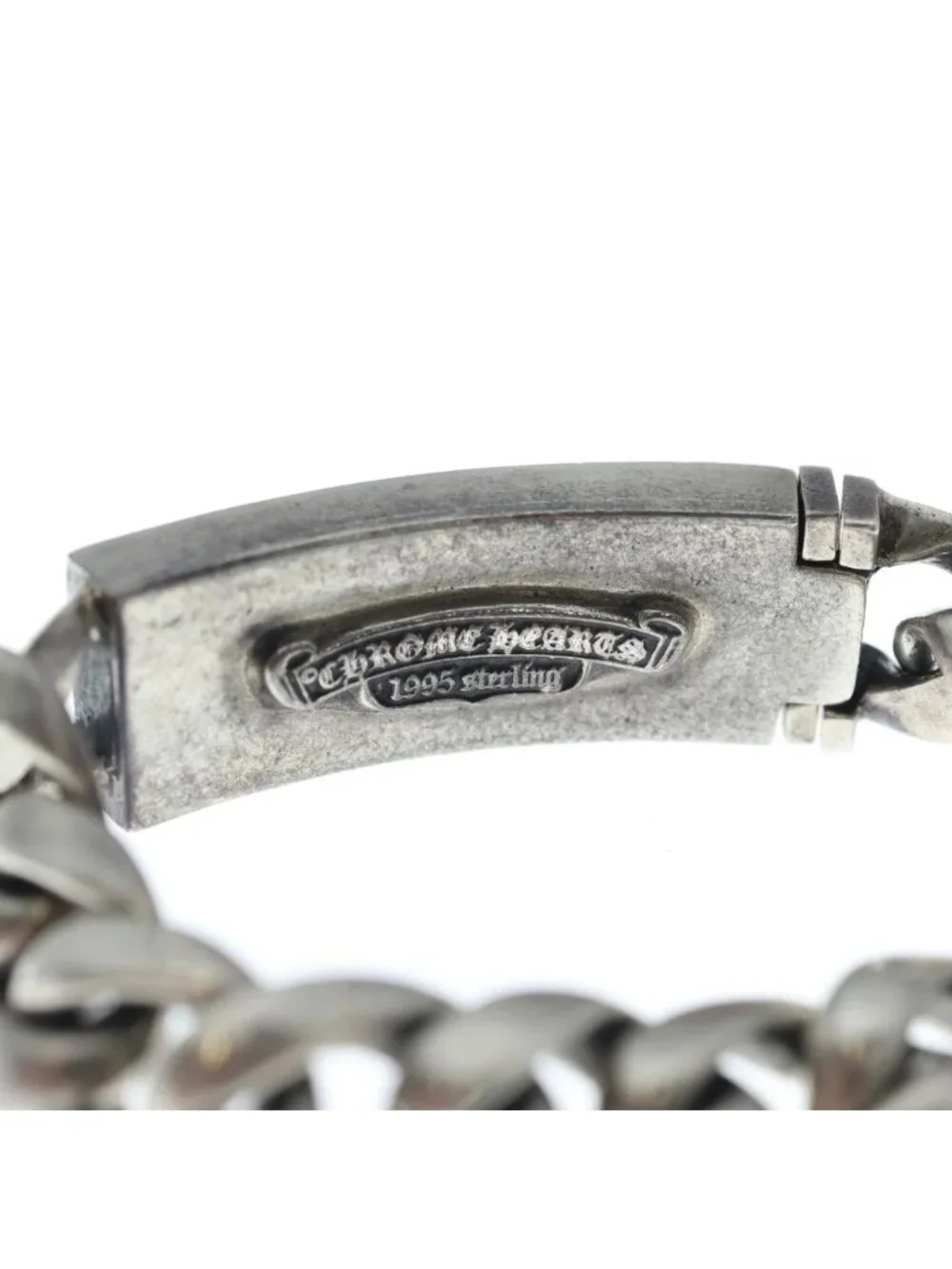 Chrome Hearts ID Silver Bracelet